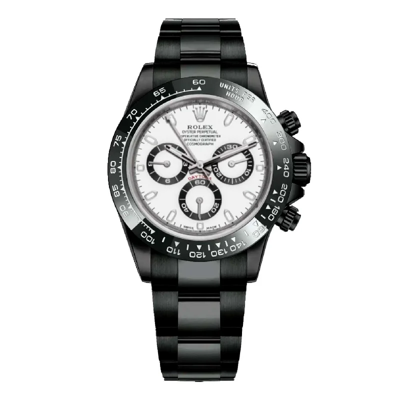 The Best Rolex Watches for Your Collection –Rolex Cosmograph Daytona 40mm - Ref: 116500ln - White Index Dial & Ceramic Bezel, PVD Stainless Steel Oyster Bracelet Men's Watch