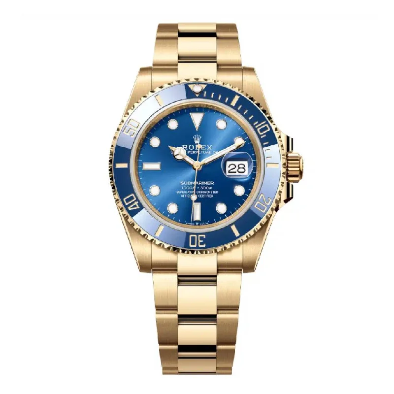 Experience the Best of Rolex Watches –Rolex Submariner Date 41mm - Ref: 126618lb-0002 - Blue Dial, 18K Yellow Gold Oyster Bracelet Watch