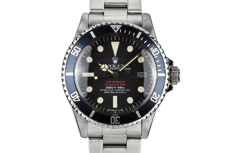 Shop the Best Rolex Watches –1978 Rolex Double Red Sea-Dweller 1665 with MK IV Dial