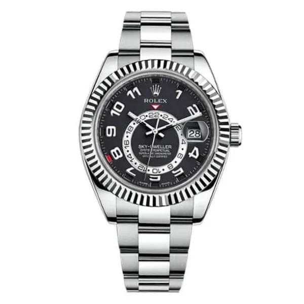 Rolex Watches: A Legacy of Craftsmanship –Rolex Sky-Dweller 42mm - Ref: 326939 - Black Dial, 18K White Gold Oyster Bracelet Watch