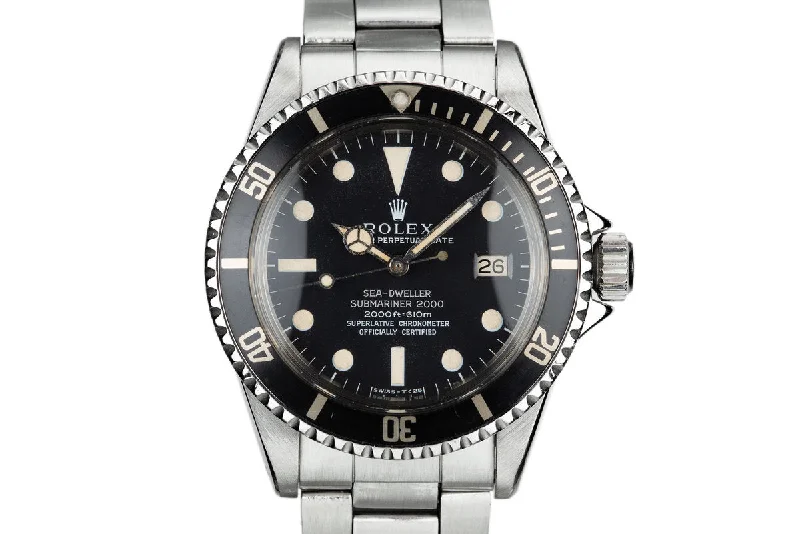 The Best Rolex Watches for Your Collection –1967 Rolex Patent Pending Sea-Dweller 1665 with Mark 1 Double Red Dial