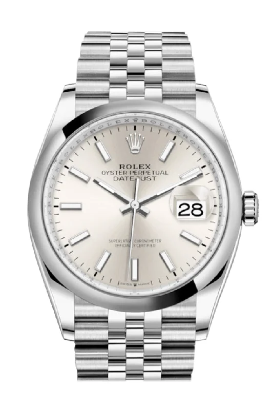 Rolex Watches for Timeless Quality –Rolex Datejust 36 Silver Dial Automatic Jubilee Watch 126200