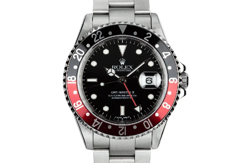 Rolex Watches: The Mark of True Craftsmanship –2002 Rolex GMT-Master II 16710 "Coke" with Box and Papers