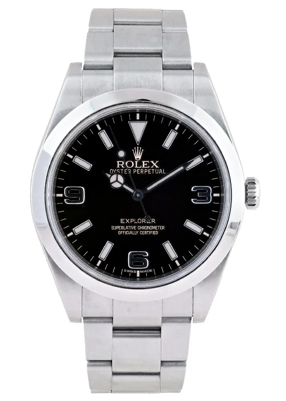 Discover the Legacy of Rolex Watches –Rolex Oyster perpetual Explorer 214270 Mens Watch Box & Papers