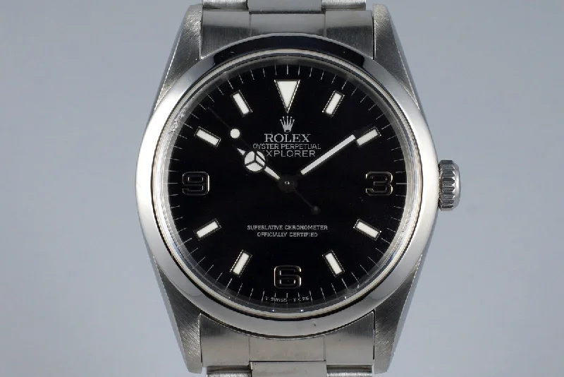 Rolex Watches for the Ultimate Sophistication –1990 Rolex Explorer 14270 ‘Blackout’ with Box and Papers