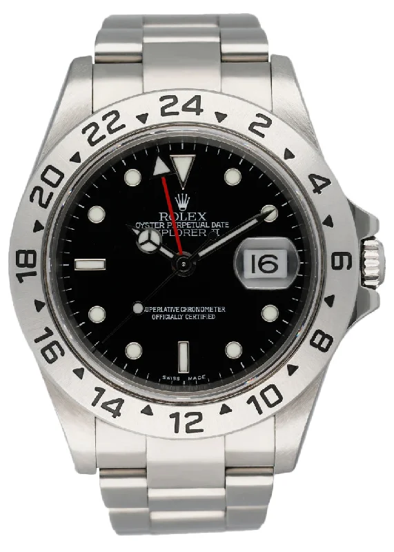 Rolex Watches: Precision and Elegance Combined –Rolex Explorer II 16570 Black Dial Mens Watch Box & Papers