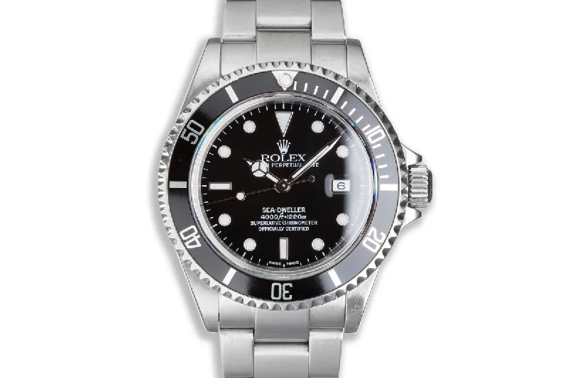 A Wide Selection of Rolex Watches for You –2002 Rolex Sea-Dweller 16600 with Box & Papers