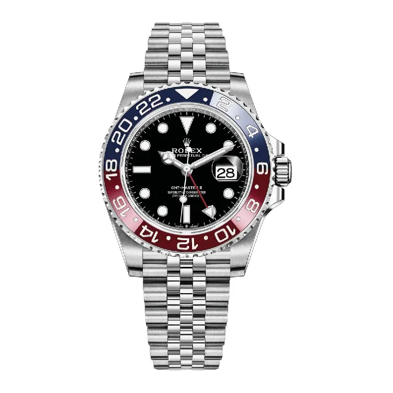 Rolex Watches: Luxury for the Modern Era –2025 NEVER WORN Rolex GMT-Master II "Pepsi" 40mm - Ref: 126710blro-0001 - Black Dial, Red & Blue Ceramic Bezel, Stainless Steel Jubilee Bracelet Men's Watch