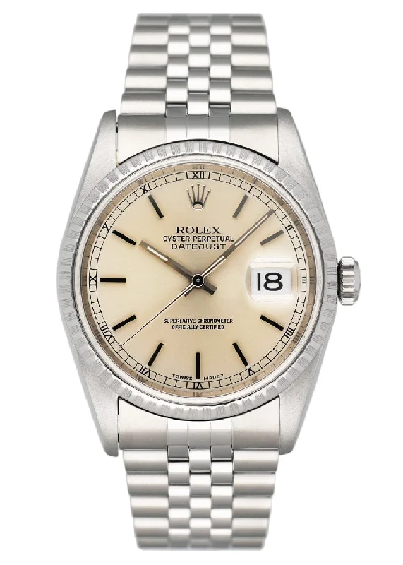 Rolex Watches for the Most Discerning –Rolex Oyster Perpetual Datejust 16220 Silver Dial Mens Watch