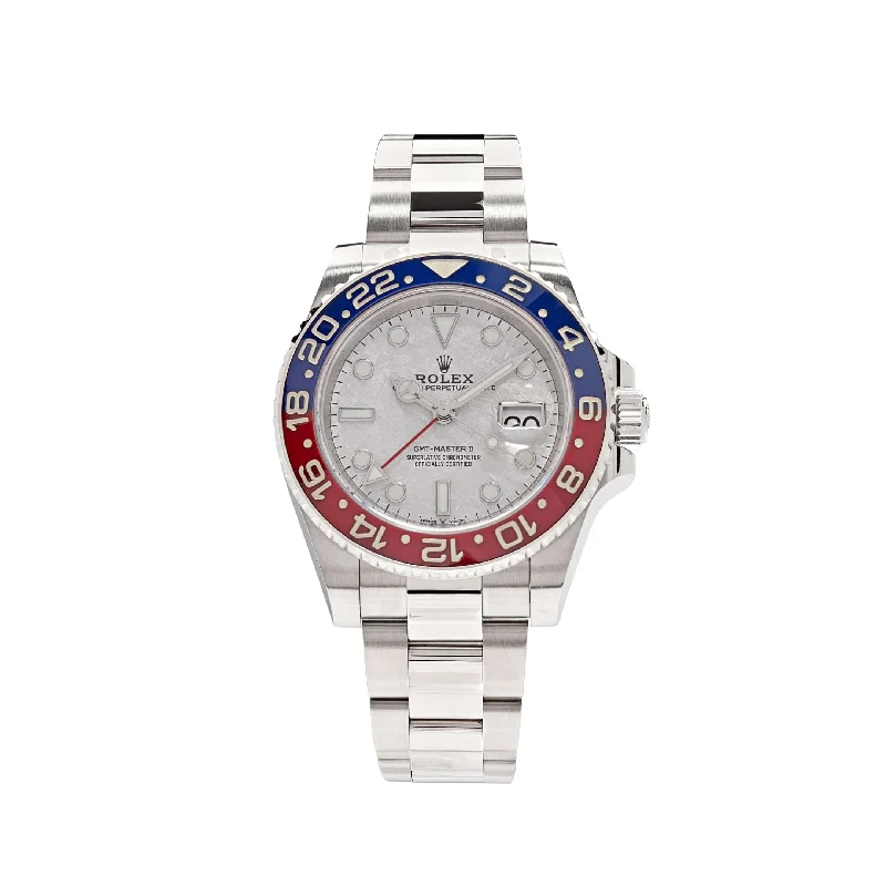 Rolex Watches: Unrivaled Style and Precision –Rolex GMT-Master II 126719BLRO 'Pepsi' White Gold Meteorite Dial (2024)