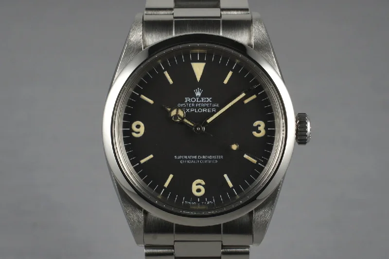 Classic Rolex Timepieces for the Discerning –1966 Rolex Explorer 1 1016 with RSC Papers