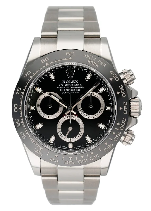 Rolex Watches: A Legacy of Timeless Luxury –Rolex Cosmograph Daytona 116500LN Black Dial Mens Watch Box Papers