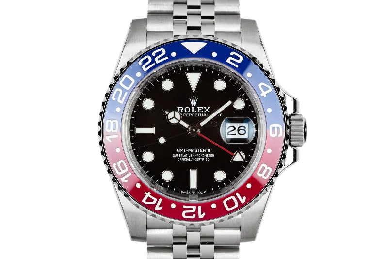 Shop Rolex Watches for Precision and Style –2018 Mint Rolex Ceramic GMT-Master II 126710BLRO With Box and Papers