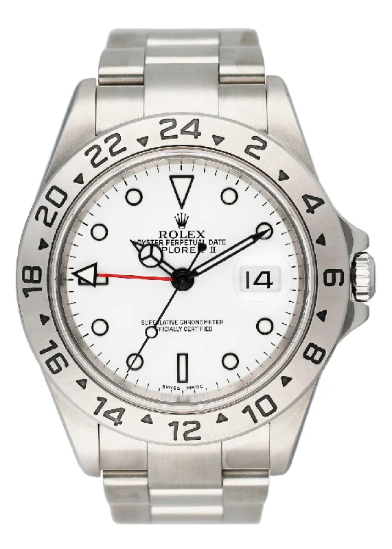 Own a Rolex: The Definition of Luxury –Rolex Explorer II 16570 White Dial Mens Watch Box Papers