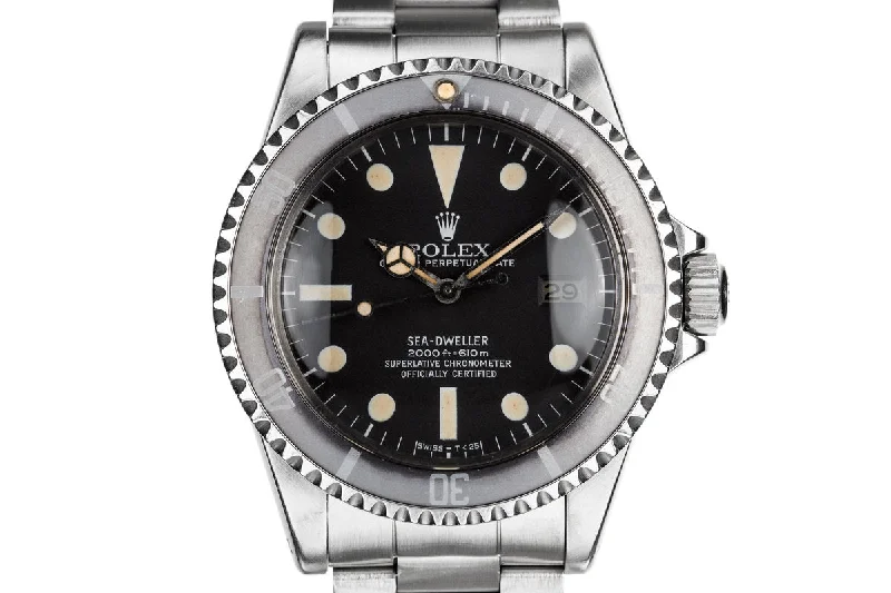 Find the Rolex Watch That Complements Your Lifestyle –1979 Rolex Sea-Dweller 1665 with MK I Dial and "Ghost" Bezel Insert