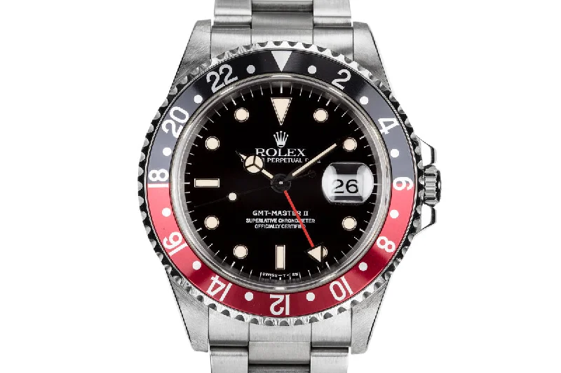 Rolex Watches – An Icon in Every Detail –1997 Rolex GMT-Master II 16710 "Coke" with Box and Papers