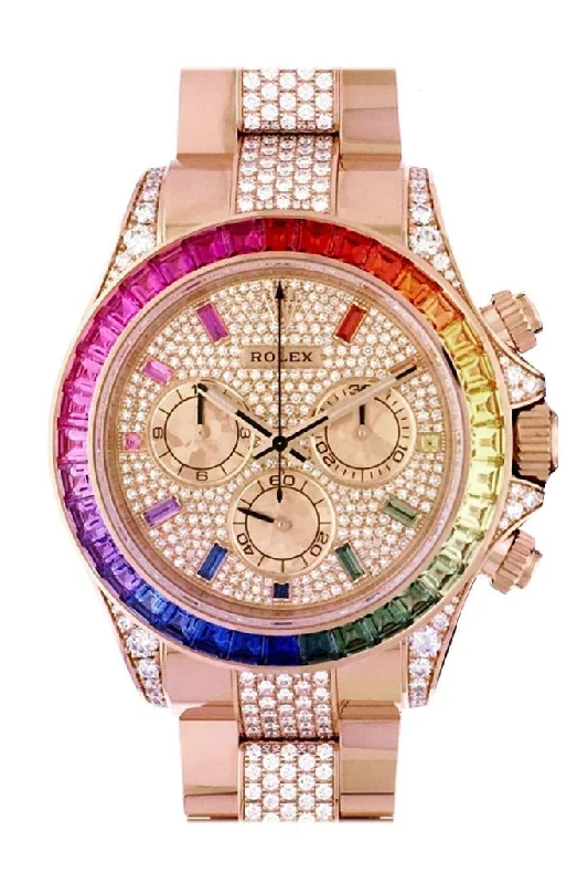 Explore the Exclusive World of Rolex Watches –Rolex Cosmograph Daytona Everose Rainbow Watch 116595RBOW 116595