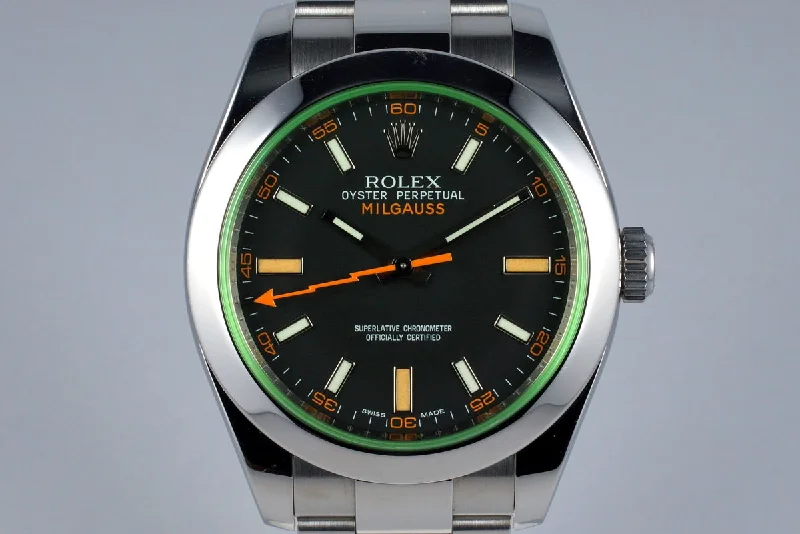 Rolex Watches: The Mark of True Craftsmanship –2009 Rolex Milgauss Green 116400V