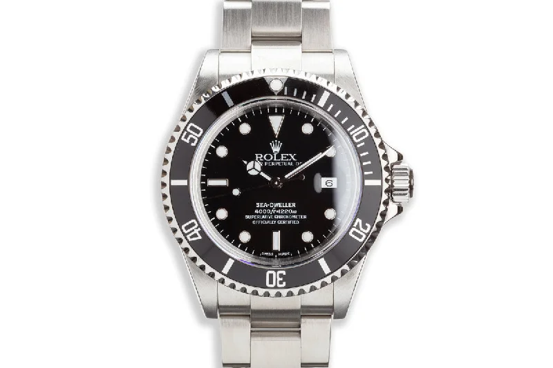 Discover Rolex's Iconic Watch Collections –2000 Rolex Sea-Dweller 16600 Box And Papers & Tool