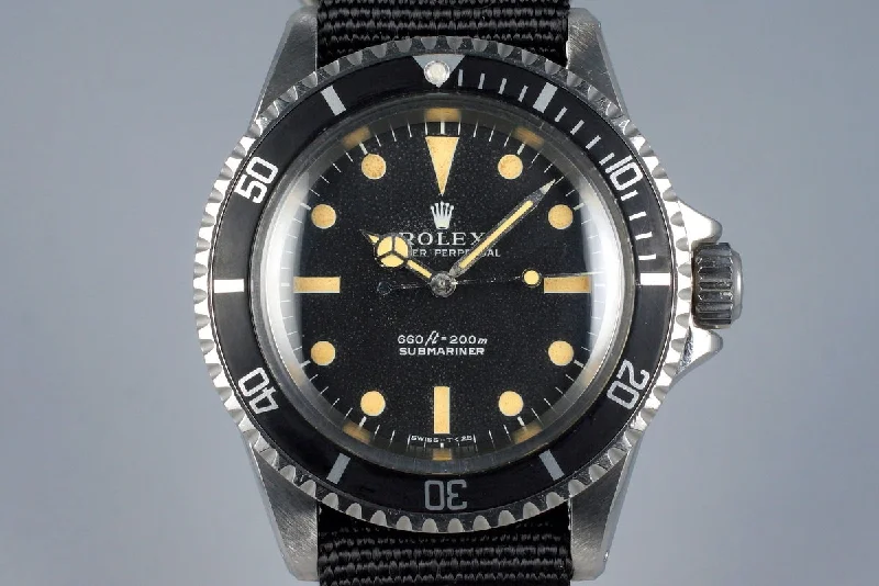 Rolex Watches: For the True Watch Enthusiast –1970 Rolex Submariner 5513 Serif Dial