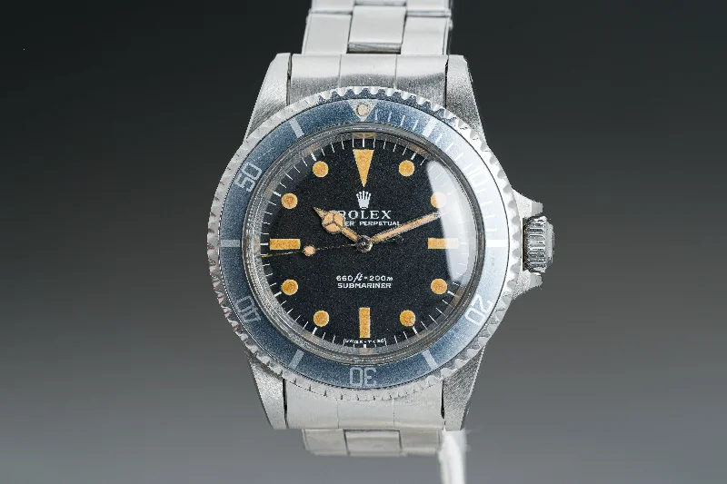 Rolex Watches: Luxury for the Modern Era –1971 Rolex 5513 Submariner Serif Dial Creamy Patina Original C&I Bracelet