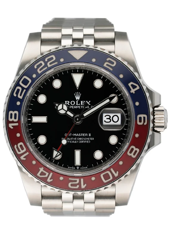 Explore the Finest Rolex Watches Online –Rolex GMT-Master II 126710BLRO "Pepsi" Mens Watch Box & Papers