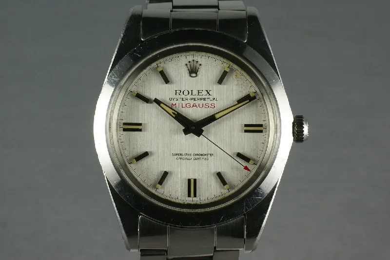 Find Iconic Rolex Models for Any Style –Rolex Milgauss 1019 Unpolished case