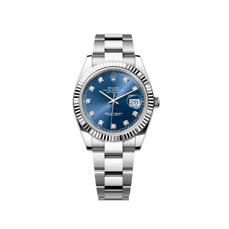 Discover Rolex's Iconic Watch Collections –Rolex Datejust 126334 Stainless Steel Blue Diamond Dial Oyster (2024)