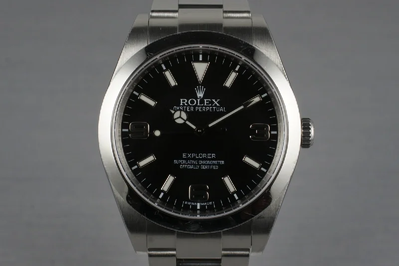 Find the Rolex Watch You've Been Searching For –2010 Rolex Explorer 214270 with Box and Papers