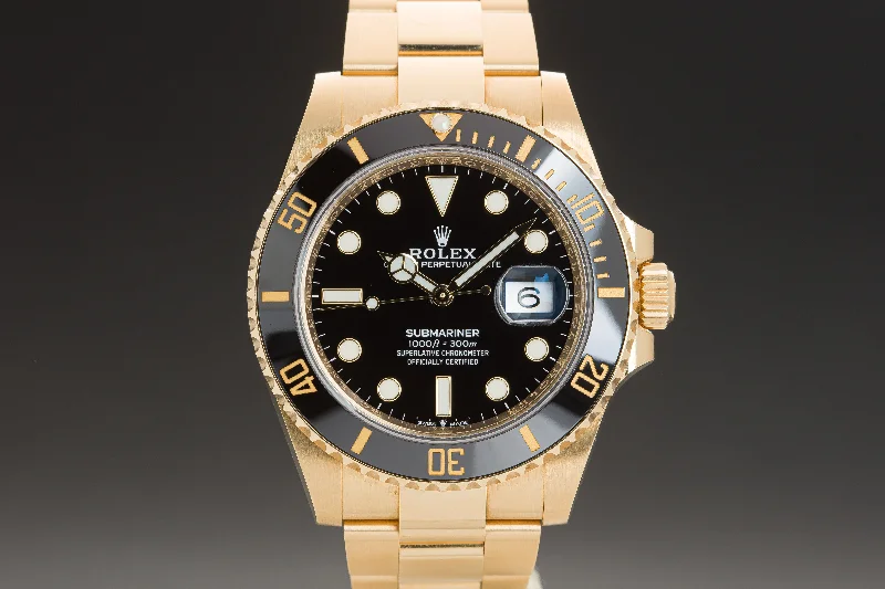 Explore Rare Rolex Timepieces –2020 Rolex 18k Submariner 126618LN Black Dial Box, Card & Booklets