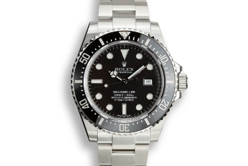 Experience Luxury with Rolex Watches –2017 Rolex Sea-Dweller 116600 with Box and Papers.