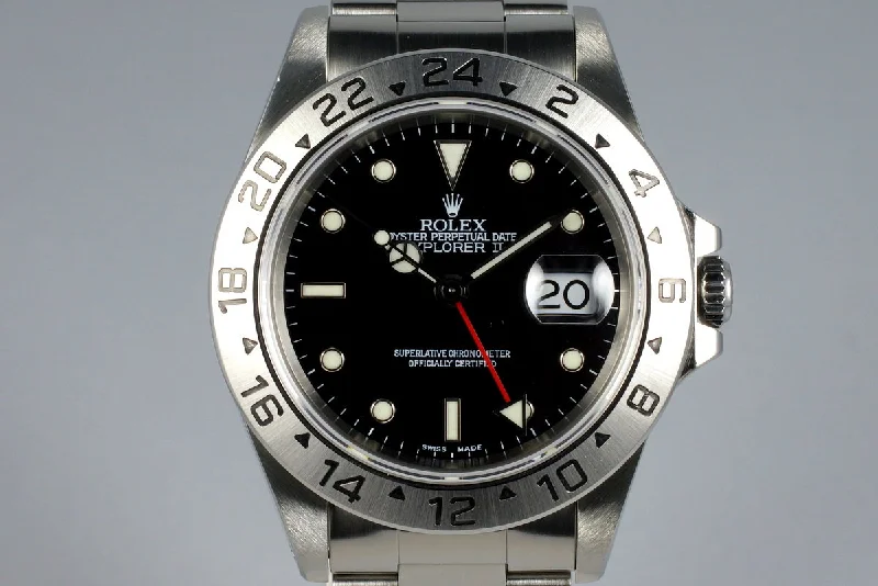 Explore Rare and Collectible Rolex Watches –1999 Rolex Explorer II 16570 Black Dial