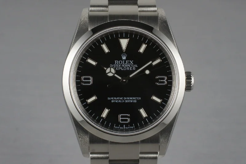 Timeless Rolex Watches for Men & Women –2006 Rolex Explorer 114270 with Box and Papers