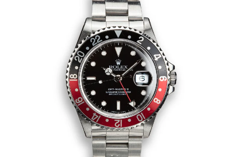 Discover Iconic Rolex Watches with Precision –1995 Rolex GMT-Master II 16710 "Coke" with Papers and Service Papers