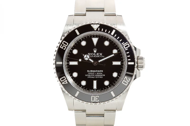 Rolex Watches: Where Craftsmanship Meets Luxury –2020 41mm Rolex Submariner No-Date 124060 with Box, Booklets, Hangtags & Card