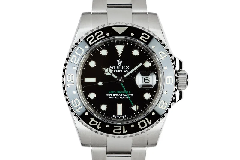 Shop Rolex Watches for Unmatched Elegance –2016 Rolex GMT-Master II 116710LN Black Bezel with Box and Papers