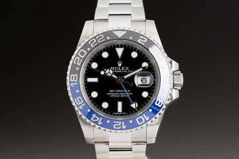 Luxury Rolex Watches for the Elite –2016 Rolex 116710BLNR GMT-Master II Batman Oyster Full Set