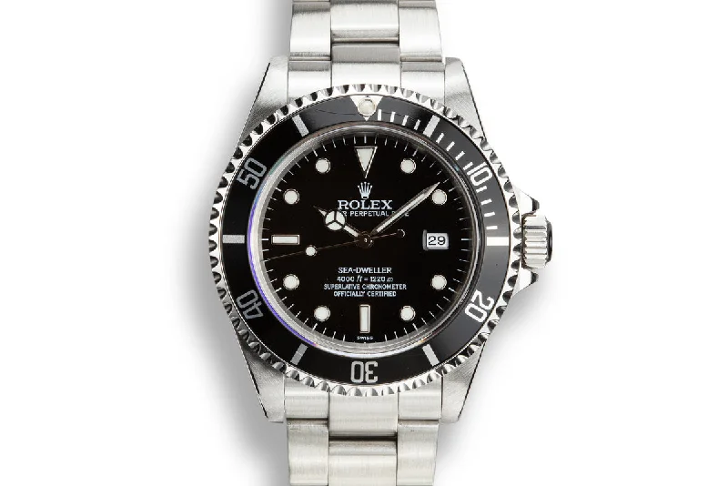 Rolex Watches for Discerning Tastes –1999 Rolex Sea-Dweller 16600 with "SWISS" Only Dial