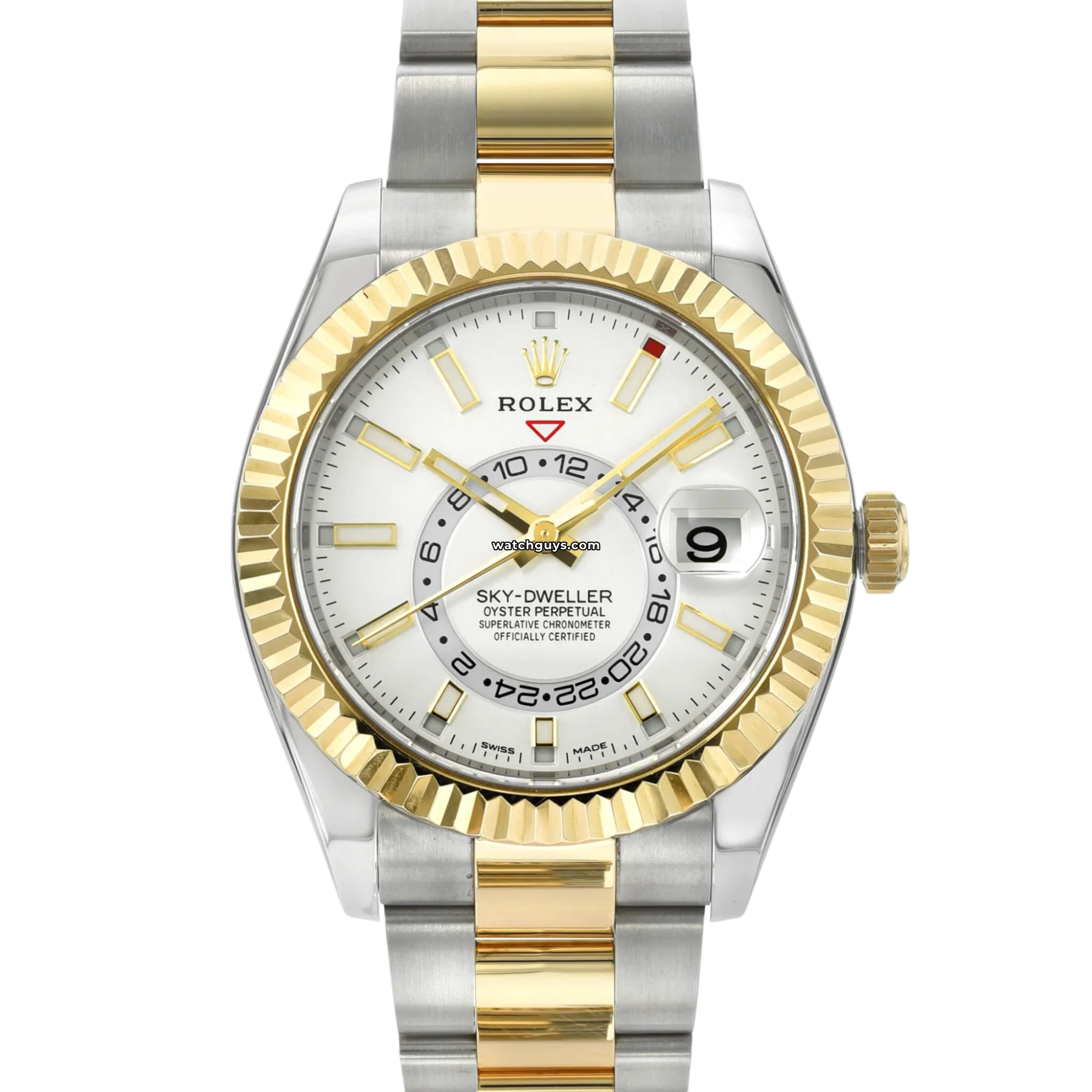 Explore the World of Rolex Watches –Rolex Sky-Dweller 326933 White Oyster