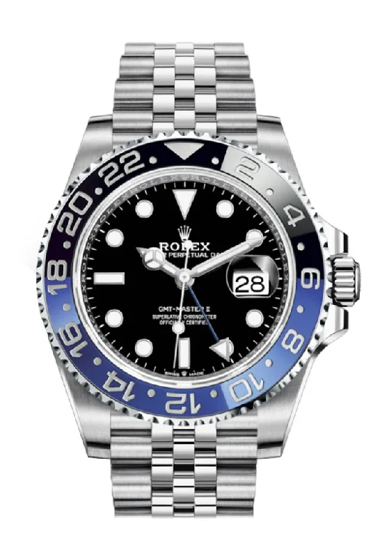 Explore Rolex Watches for Modern Luxury –Rolex GMT-Master II Batman Black and Blue Bezel Automatic Men's Jubilee Watch 126710BLNR 126710