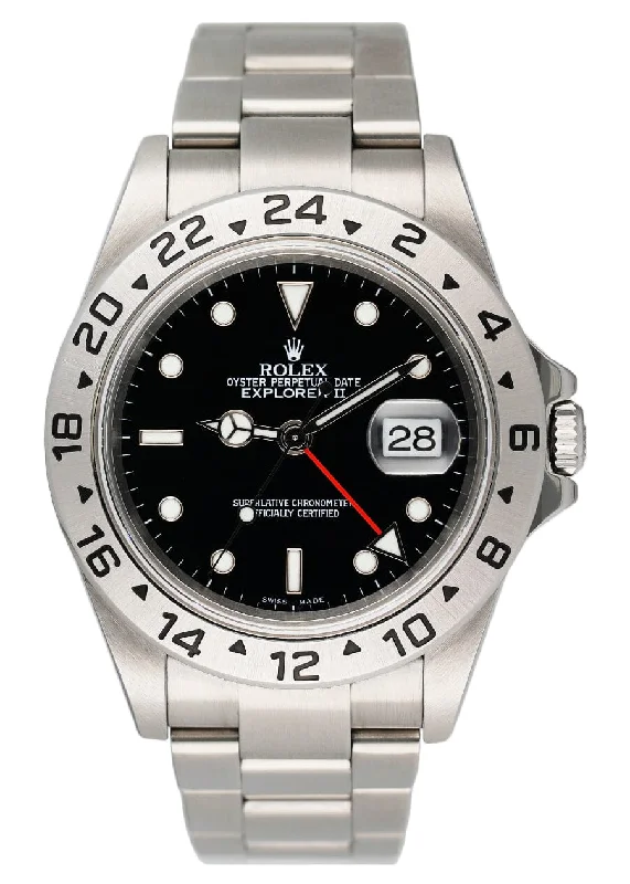 The Ultimate Rolex Watches for Connoisseurs –Rolex Explorer II 16570 Black Dial Mens Watch Box Papers