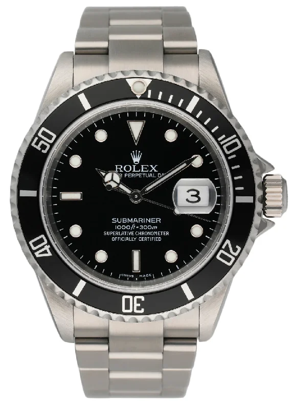 Shop Iconic Rolex Models at Unbeatable Prices –Rolex Oyster Perpetual Submariner 16610 Mens Watch