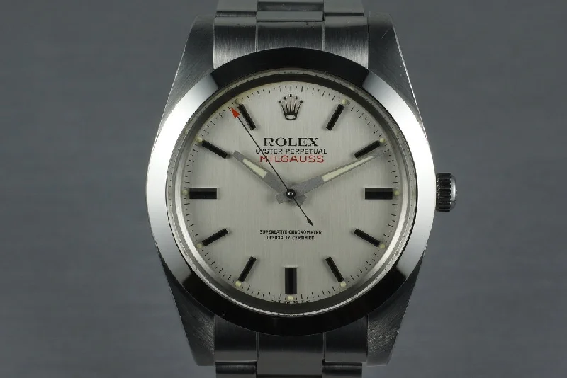 Rolex Watches: Unmatched Luxury & Craftsmanship –1989 Rolex Milgauss 1019 with Box and Papers