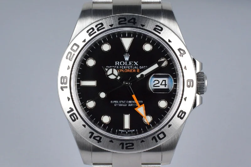 Rolex Watches for Timeless Quality –2012 Rolex Explorer II 216570 Black Dial with Box and Papers