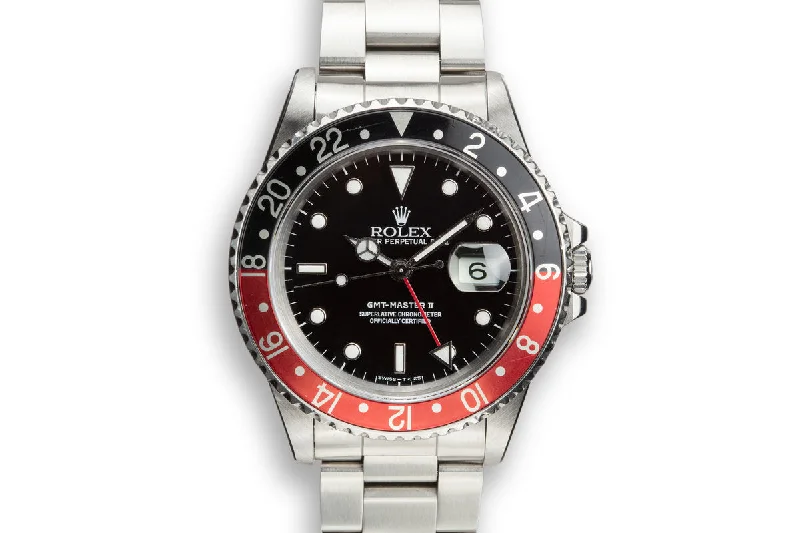 Shop the Finest Rolex Models –1988 Rolex GMT-Master II 16710 "Coke" with Box and Papers