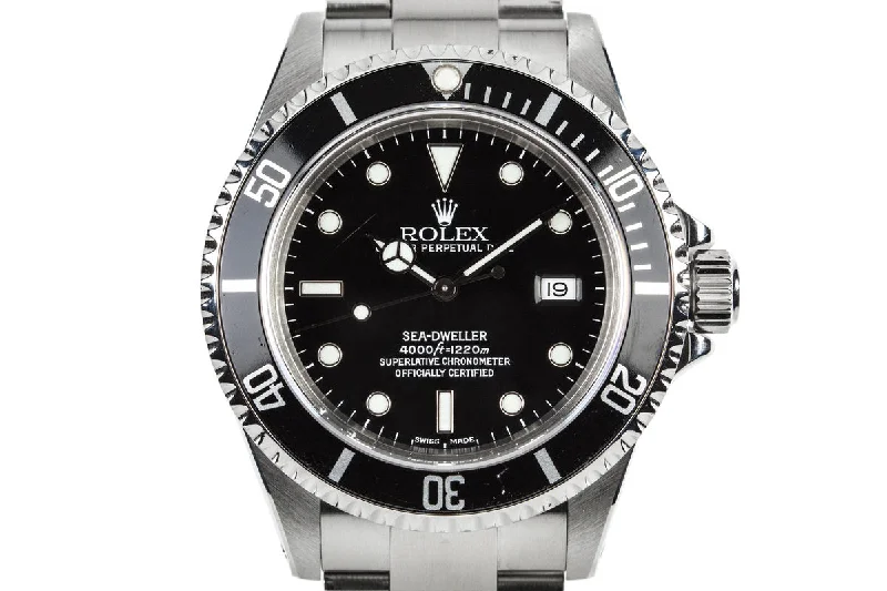 Rolex Watches: Distinctive Style and Precision –2000 Rolex Sea-Dweller 16600 with Box and Papers