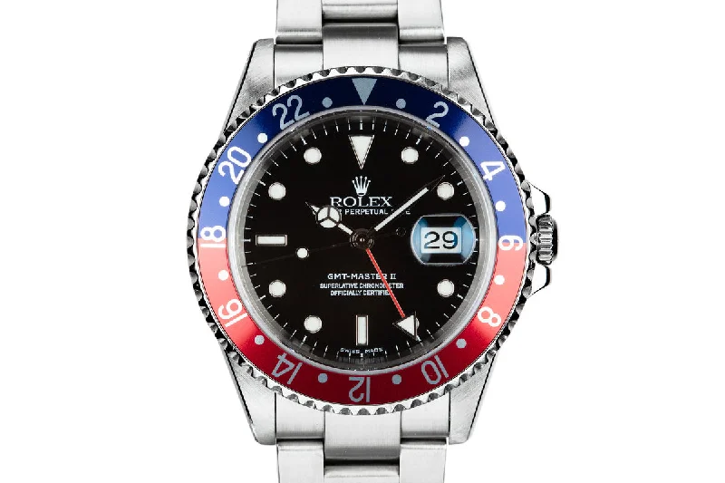 Rolex Watches: For a Life Well Lived –2002 Rolex GMT-Master II 16710 "Pepsi" with Box and Papers