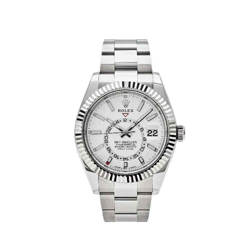 Timeless Elegance with Rolex Watches –Rolex Sky-Dweller 326934 Stainless Steel White Dial