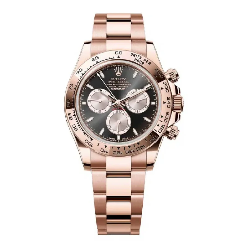 Rolex Watches for the Modern Luxury Seeker –Rolex Cosmograph Daytona 40mm - Ref: 126505-0001 - Black Stick Dial, 18K Rose Gold Oyster Bracelet Men's Watch