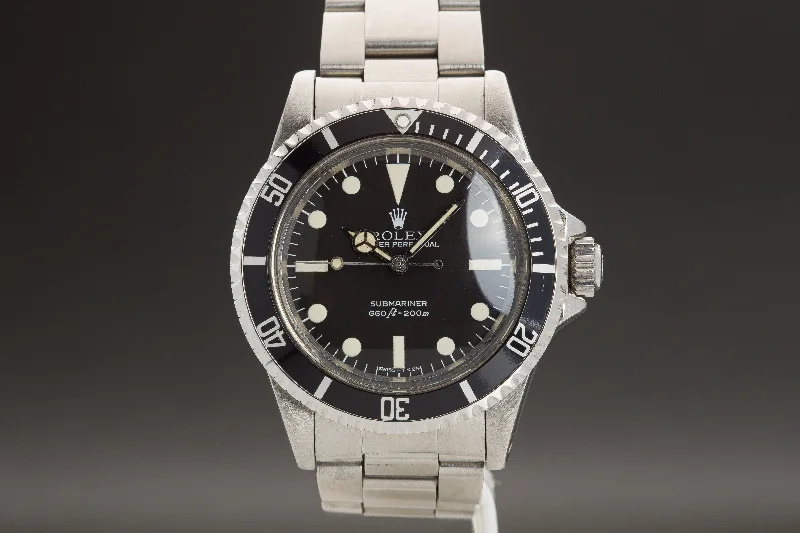 Luxury Rolex Watches for Men –1981 Rolex Submariner 5513 MK 3 Dial Creamy Lume & Hands